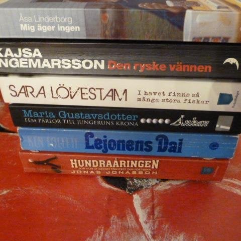 BOK, 6 STYCKEN POCKET BÖCKER, SARA LÖVESTAM, KAJSA INGEMARSSON, MFL