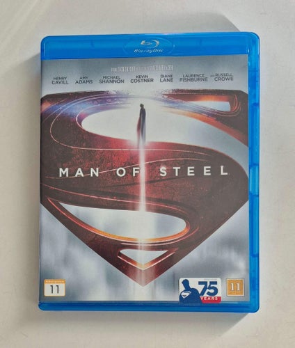 Man Of Steel Blu-ray / Svensk Text / Fint Skick