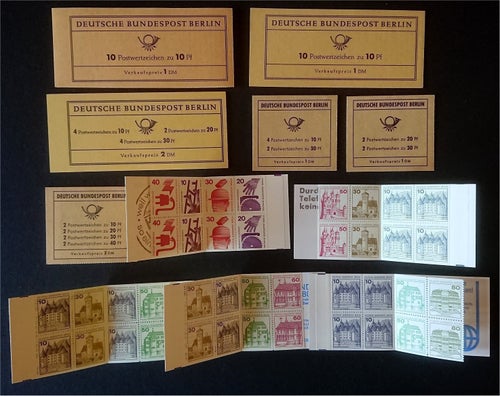 Tyskland - Berlin - Häfte 3-13 - Katalog värde = 1950 kr