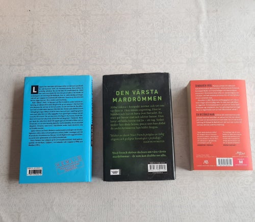 2 stycken Deckare och en Polisroman