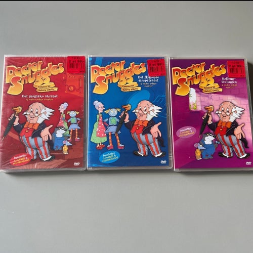 Doctor Snuggles 3st DVD - Helt nya/inplastade
