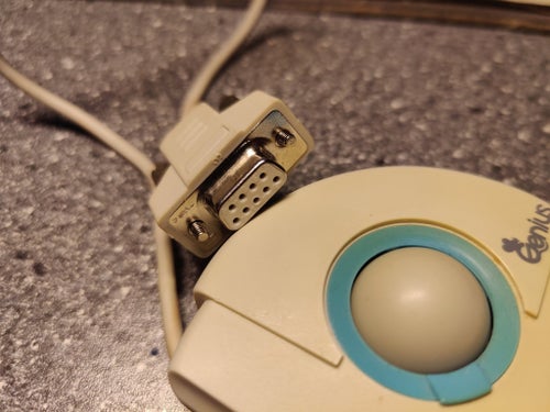 Genius Trackball Mus med seriell anslutning