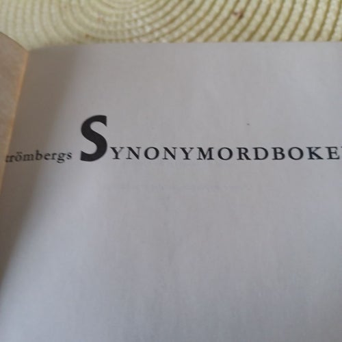 Synonymordboken av Strömbergs Bokförlag AB, 1968