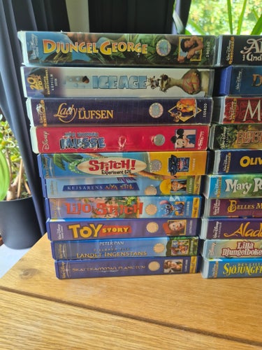 40st vhs barnfilmer