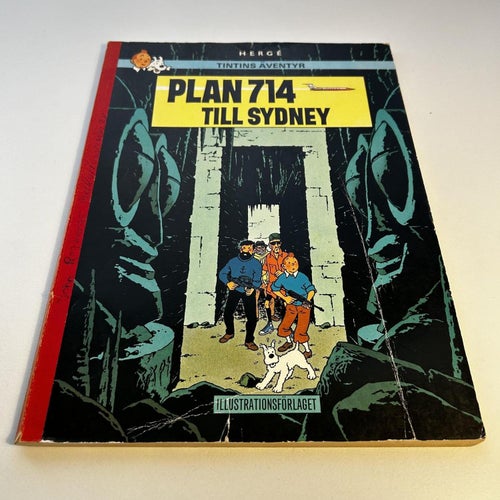 Tintin #16 - Plan 714, 1:a upplaga - Illustrationsförlaget, fint skick! VG