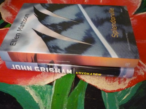 BOK, 2 STYCKEN BÖCKER, JOHN GRISHAM: ADVOKATEN, ELLEN MATTSON: SPLENDORVILLE