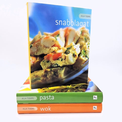Alla tiders: wok, pasta & snabbmat - 3 kokböcker