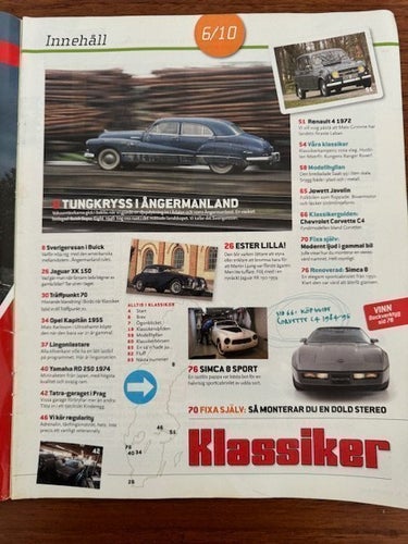 Klassiker - Biltidning nr 6/2010