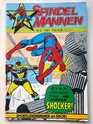 Spindelmannen Nr 2 1981