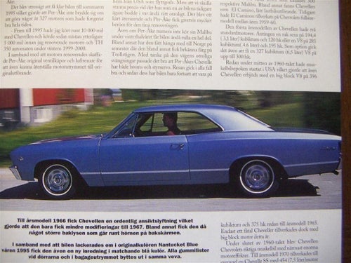 Chevrolet Chevelle Malibou Coupe -- En mellanmodell --