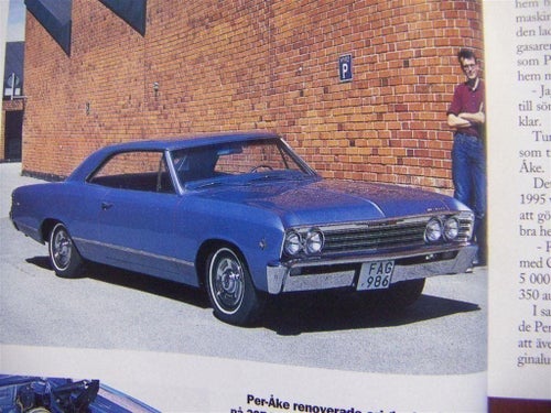 Chevrolet Chevelle Malibou Coupe -- En mellanmodell --