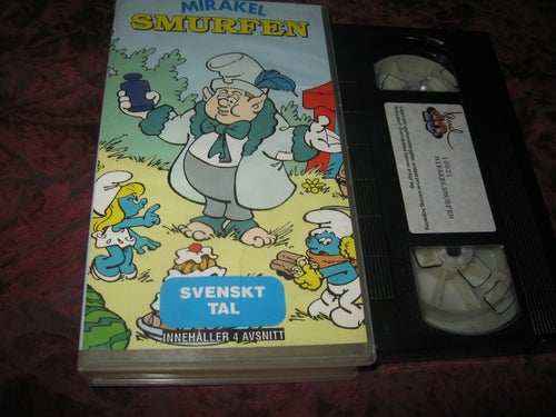 MIRAKEL SMURFEN (SVENSKT TAL) VHS