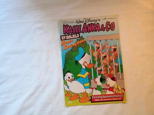 Kalle Anka nr 45 1985 - Bilaga: Bruce Springsteen Samlarbild