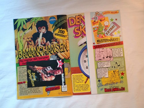 Kalle Anka nr 45 1985 - Bilaga: Bruce Springsteen Samlarbild