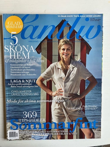Tidningen Lantliv Nr 7 2022 5 sköna hem 369 tips och idéer