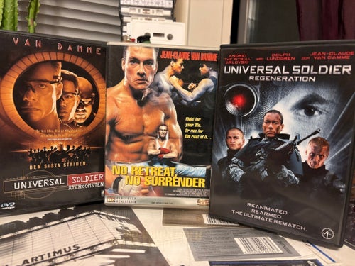 Jean-Claude Van Damme DVD-Filmer: Universal Soldier Återkomsten, No Retreat No