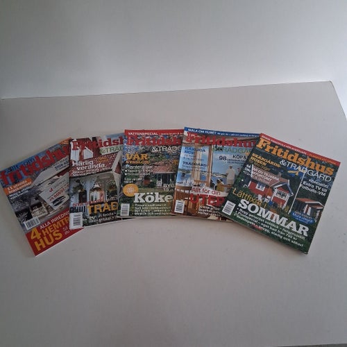 Allt om fritidshus - 5 tidningar från 2006, 20 år gamla