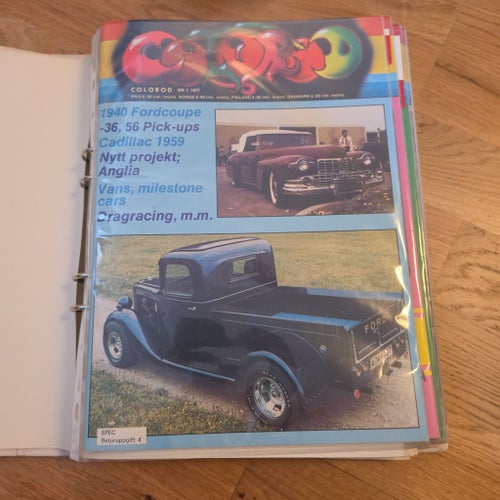 Colorod tidningar från 1977