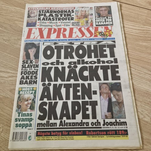 Expressen Lösnummer från 2004