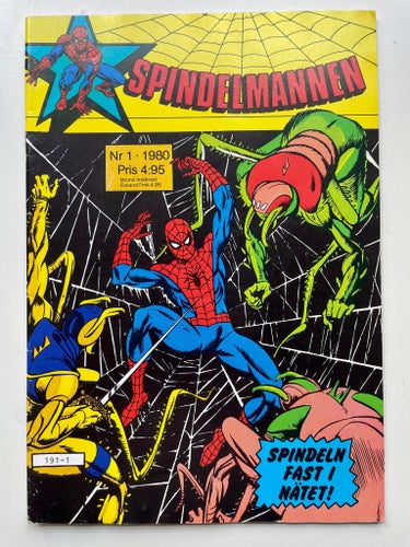 Spindelmannen Nr 1 1980