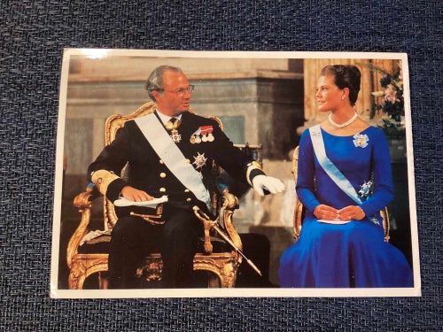 Konung Carl XVI Gustaf och Kronprinsessan Victoria