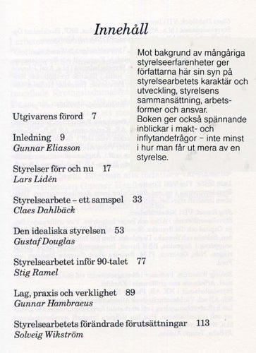 Effektivare styrelsearbete
