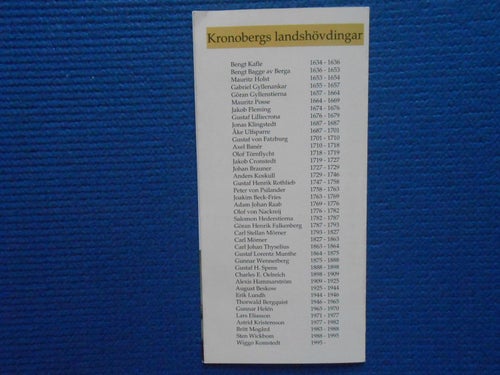 Residenset Växjö 1995