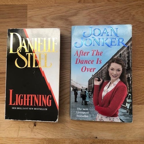 Books - Lightning by Danielle Steel & After The Dance Is Over by Joan Jonker