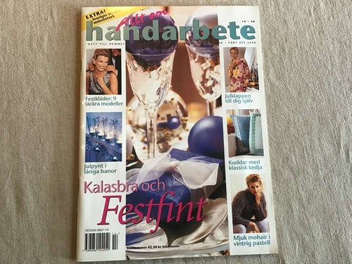 ALLT OM HANDARBETE NR 14 1998 med mönsterark ,för fest
