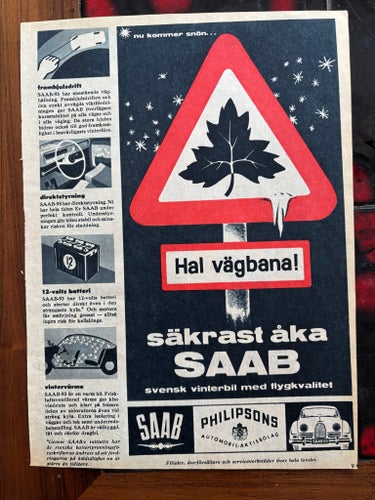 SAAB 93 Annons 1959