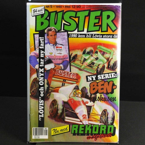 Buster - 1990 - NR 5 - Rekordmagasinet med Stefan Lövis Johansson
