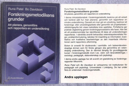 Forskningsmetodikens grunder – att genomföra en undersökning