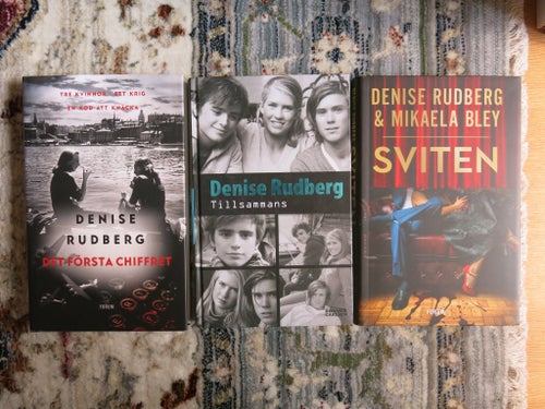 Denise Rudberg - 3 böcker .
