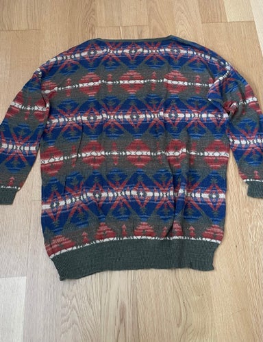 Denim & Supply Ralph Lauren flerfärgad tröja, storlek L