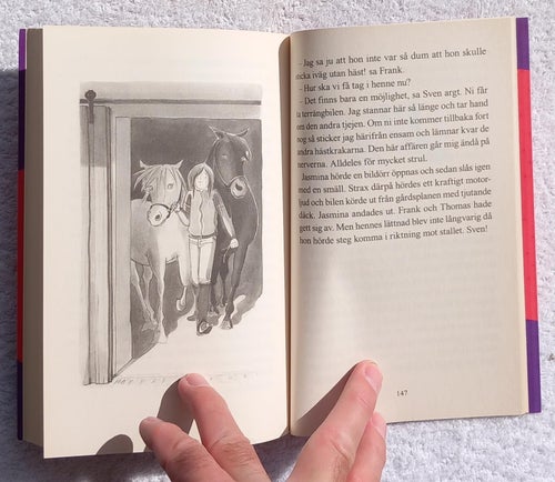 Juli i fara (ungdomsbok, hästar)
