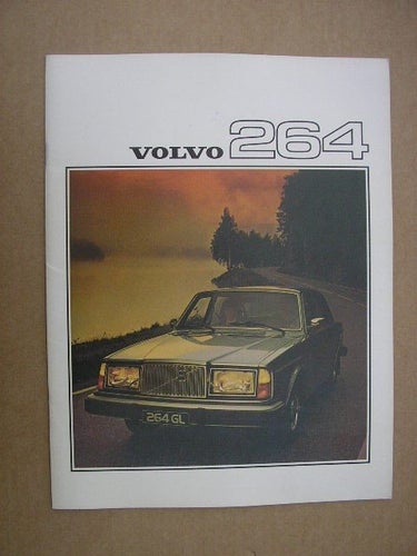 VOLVO Försäljningsbroschyr 264 1976