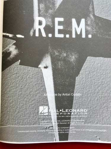 R.E.M. Automatic for the people Hal Leonard Chappell Intersong 1994