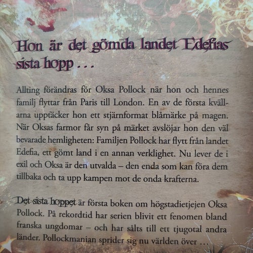 OKSA PALLOCK - DET SISTA HOPPET, PLICHOTA / WOLF 2012