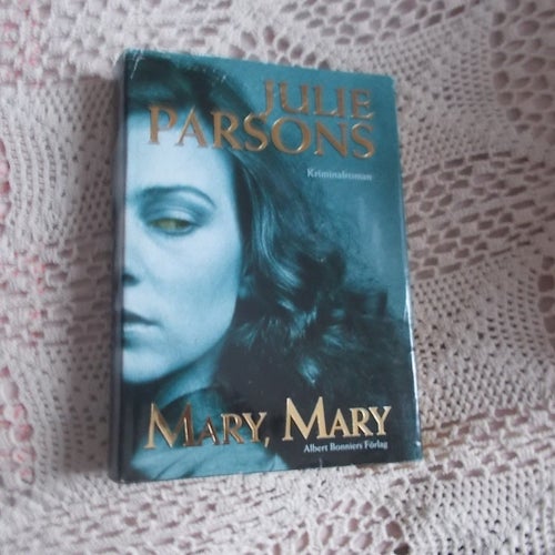 EN INBUNDEN BOK JULIE PARSONS KRIMINALROMAN MARY MARY