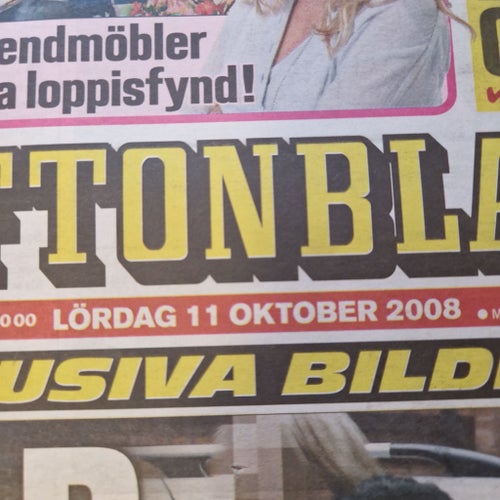 Aftonbladet Lördag 11 Oktober 2008