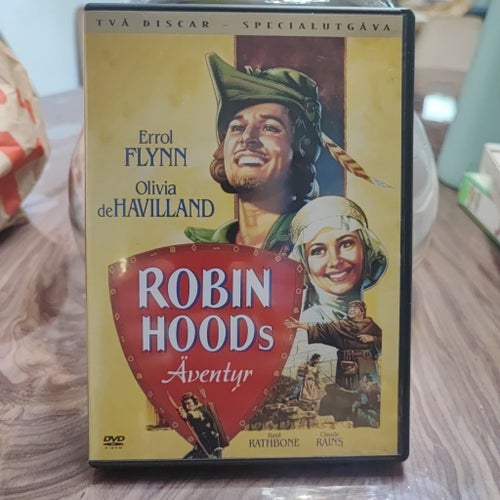 DVD: Robin Hoods Äventyr (Errol Flynn)