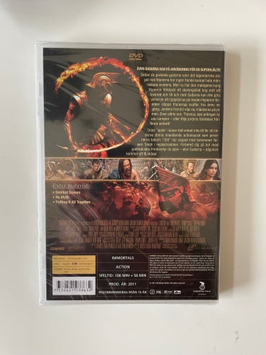 Immortals (DVD) Svensk utgåva. Inplastad!