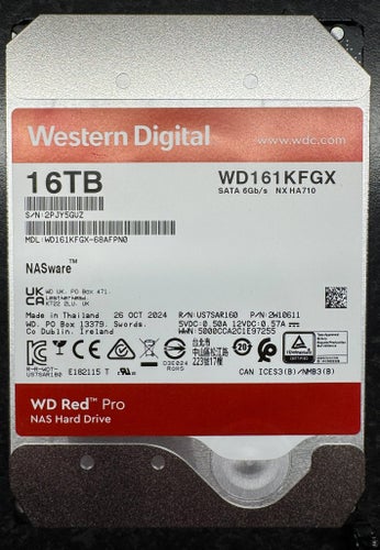 Western Digital Red Pro 16 TB WD161KFGX