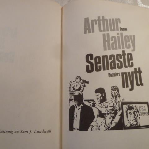SENASTE NYTT, A. ROMAN & B. HAILEY, 1991,  BÖCKER