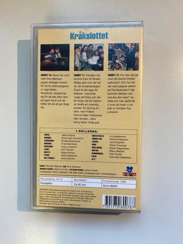 Pip-Larssons - Kråkslottet - VHS