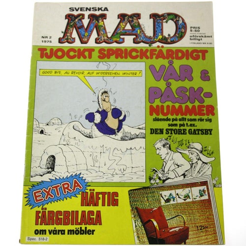 Svenska Mad - 1975 - NR 2 - Bilaga: Ikulla möbelkatalog