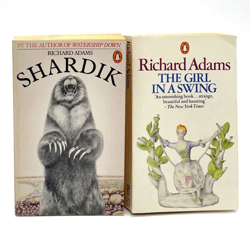 2 engelska pocket av Richard Adams: Shardik & The Girl in a Swing