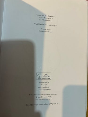 Tre feministiska sagor av Lilian Bäckman. Bok. Very Fine plus, BM