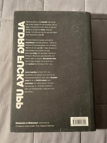 [Swe] Aldrig fucka upp Jens Lapidus