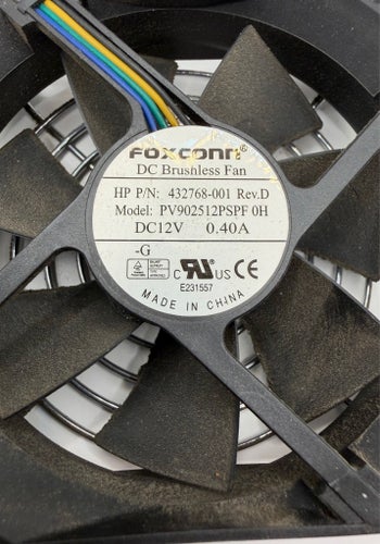 Foxconn DC Borstlös Fläkt PV902512PSPF 0H